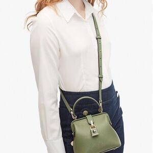 NEW - Kate Spade Remedy Small Top Handle Crossbody Bag Purse - Color Romaine